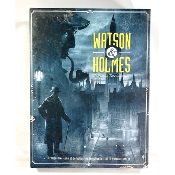 Watson & Holmes Board Game 2016 Space Cowboys Asmodee Jesus Torres Castro - Picture 1 of 14